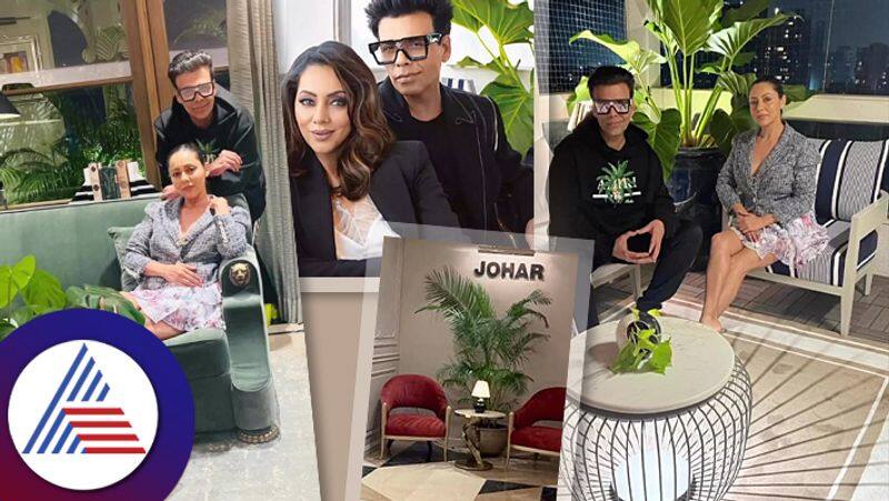 8 PHOTOS Shahrukh Khan  wife brightened up Karan Johar  house  changed the look of every corner of the house