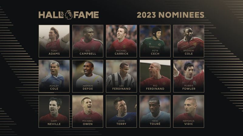 football From Rio Ferdinand to John Terry - Check out the 15 players shortlisted for Premier League Hall of Fame 2023-ayh