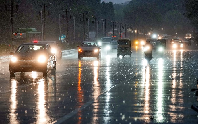 rain in delhi