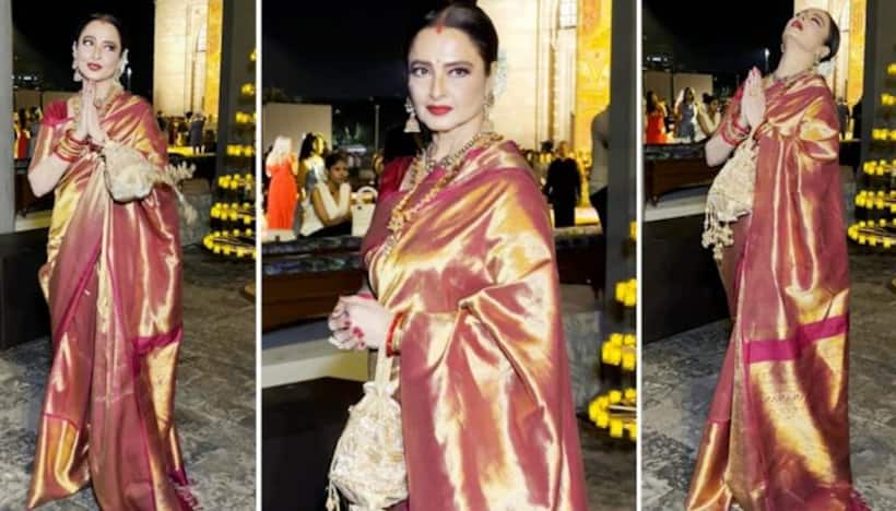 Dior Fall 2023 Mumbai Show: Rekha in Kanjeevaram saree impresses fans; event didnt start until she arrived