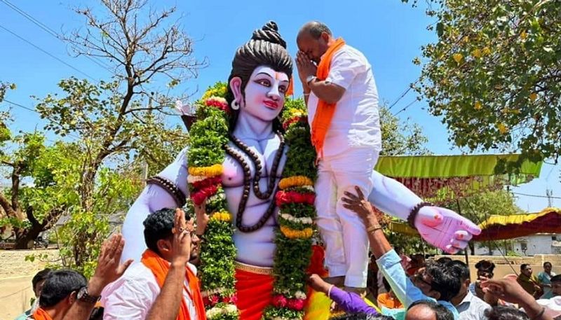 BJP MLA Sharanu Salagar Insult to God Shri Rama at Basavakalyan in Bidar grg