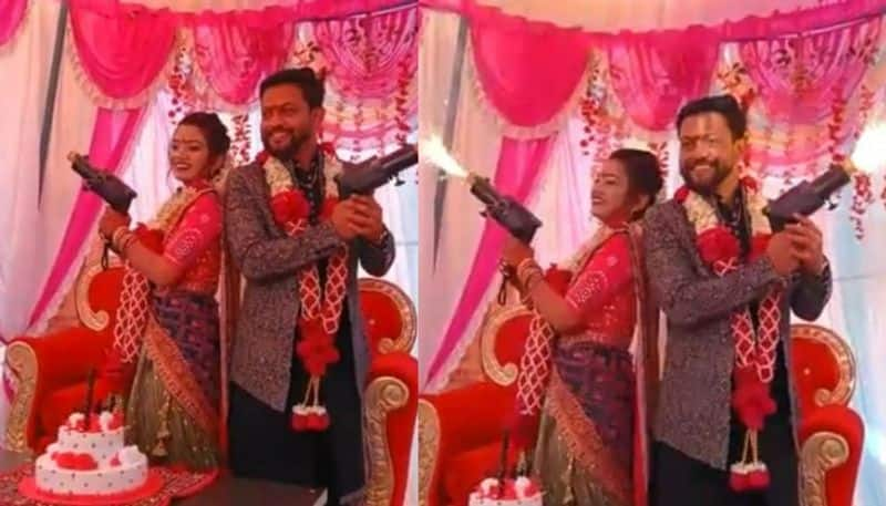 Gun stunt on wedding day goes horribly wrong for bride azn 