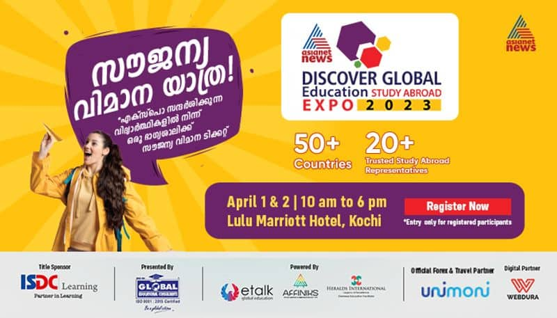 Asianet News Discover Global Education Study Abroad Expo 2023