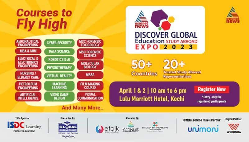 Asianet News Discover Global Education Study Abroad Expo 2023