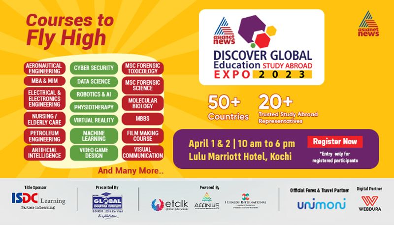 Asianet News Discover Global Education Study Abroad Expo 2023