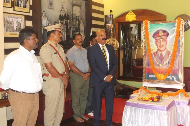 117th birth anniversary of General KS Thimmaiah on behalf of Kodagu district administration gvd