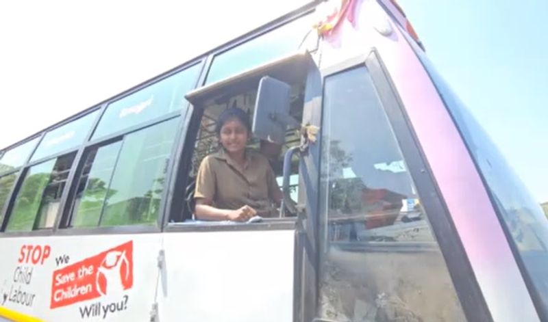 coimbatore girl workd as bus driver and video goes viral