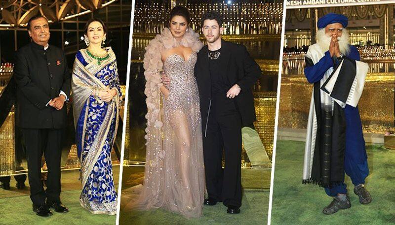 Nita Mukesh Ambani Cultural Centre: Priyanka Chopra, Nick Jonas, Sadhguru ramp up style game at event vma