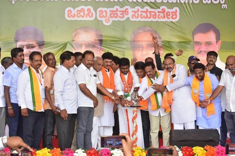 BJP Leader K Annamalai Slams On Congress At Chamarajanagar gvd