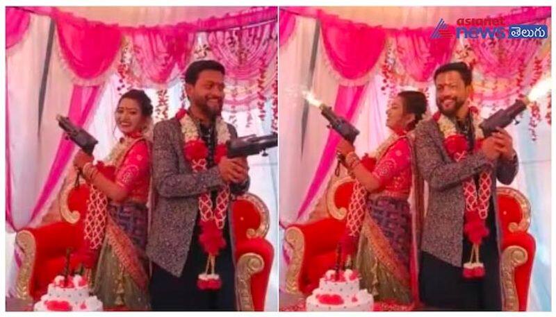 Bride pulls off gun stunt on wedding day. What happens next is actually super scary ram