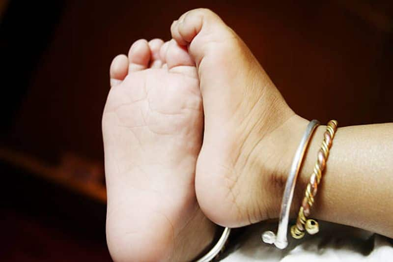 silver anklet significance for babies