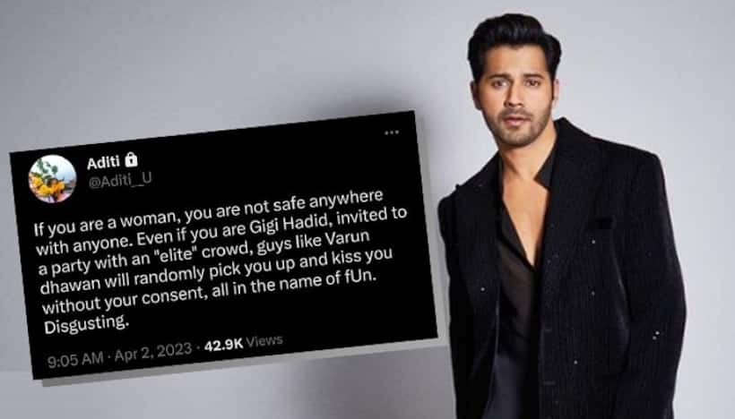 Varun Dhawan breaks his silence on being trolled for lifting and kissing Gigi Hadid; says it was 'planned'