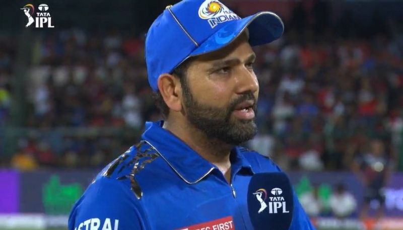 IPL 2023 RCB vs MI Rohit Sharma entered elite list of Players with 200 T20 matches as captain after MS Dhoni Daren Sammy jje 