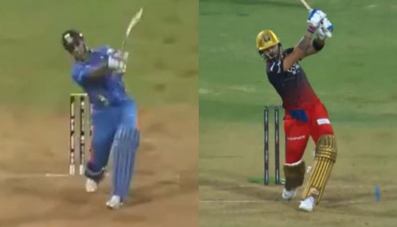 IPL 2023: Virat Kohli Winning Six Against  Mumbai Indians Remind Fans Of MS Dhoni Iconic  2011 ODI WC Victory Shot MSV 