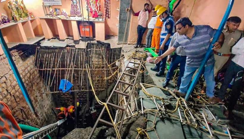 Indore temple stepwell tragedy: Bulldozers roll in as crackdown ordered on illegal structure