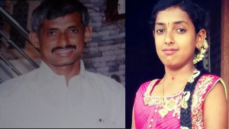 Ramanagara car hit from behind School going father and daughter were killed sat