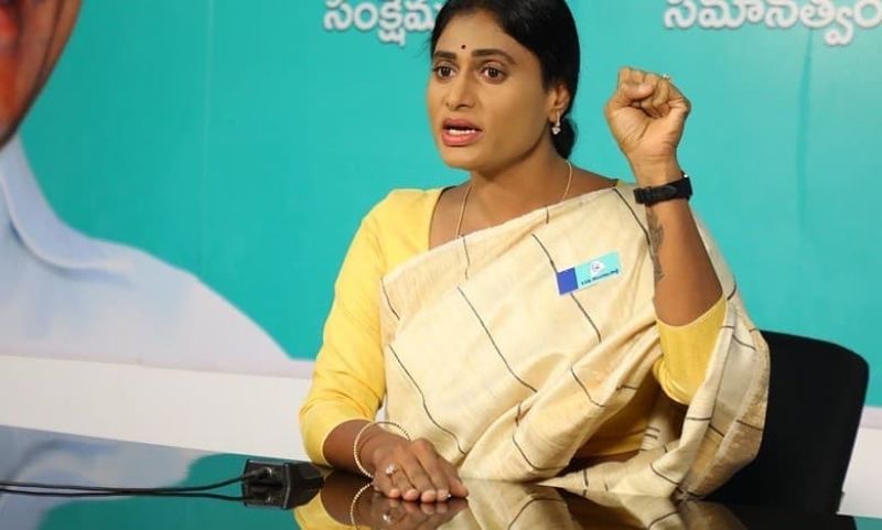 YS Sharmila  Gets  ill in Khammam Tour  lns 