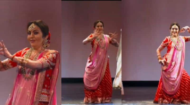 Neeta ambani mind blowing dance performance for Ragupathi raghava song in NMACC inauguration program in Mumbai akb