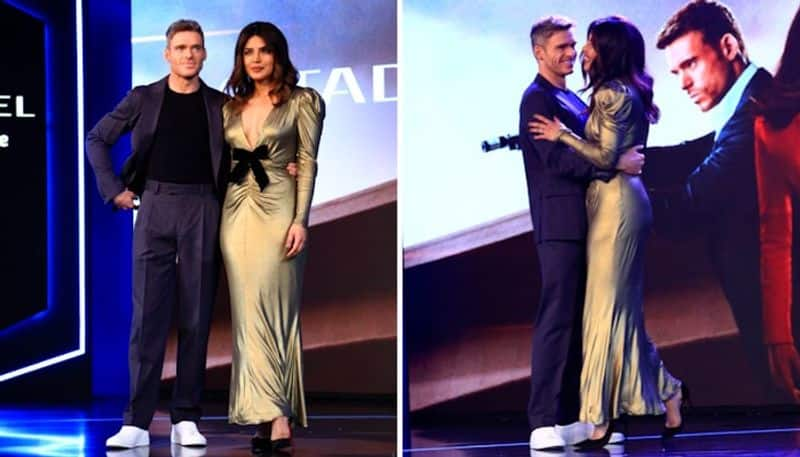 Priyanka Chopra, Richard Madden raise fashion element during Citadel PRESS Conference; check details vma