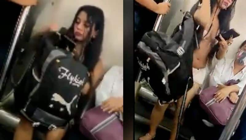 Girl travels in Delhi Metro in micro miniskirt video goes viral vkv