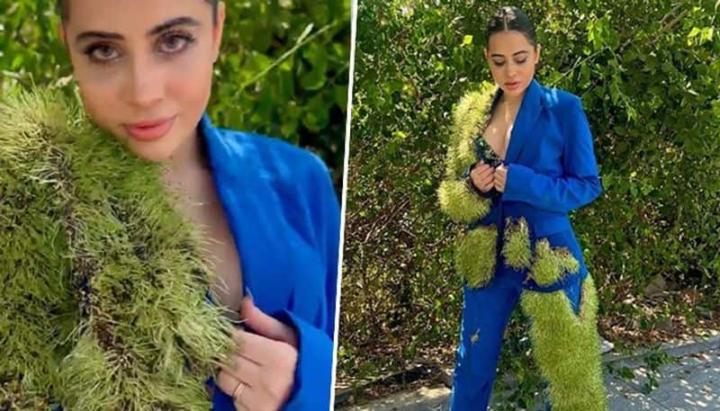 'Environment Day' is on June 5, trolls remind Urfi Javed after style icon shocks in eco-friendly blue blazer vma