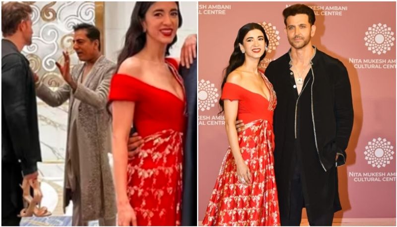 Hrithik Roshan Holds His Girl Friend Saba Azad's Heels photo Viral Photo sgk