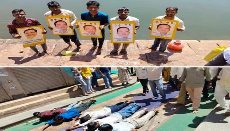 Congress Ticket Aspirant Mahesh Hosagoudar Perform Pooja in Banashabkari Devi in Badami grg