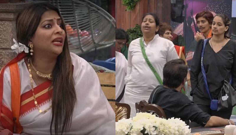 shobha viswanath fight with maneesha in bigg boss malayalam season 5 nrn 