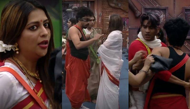 sagar surya fight with shobha viswanath in bigg boss malayalam season 5 nrn 