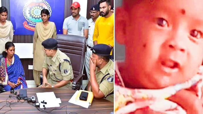 Mother arrested for the murder of 6 month old child Dipanshu Yadav