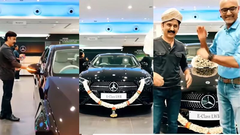 Weekend with ramesh fame sandalwood Actor Ramesh Aravind buys mercedes benz e class sedan car worth RS 1 crore ckm