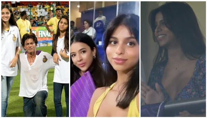 how Suhana, Ananya, Shanaya have grown along with KKR pics viral btb