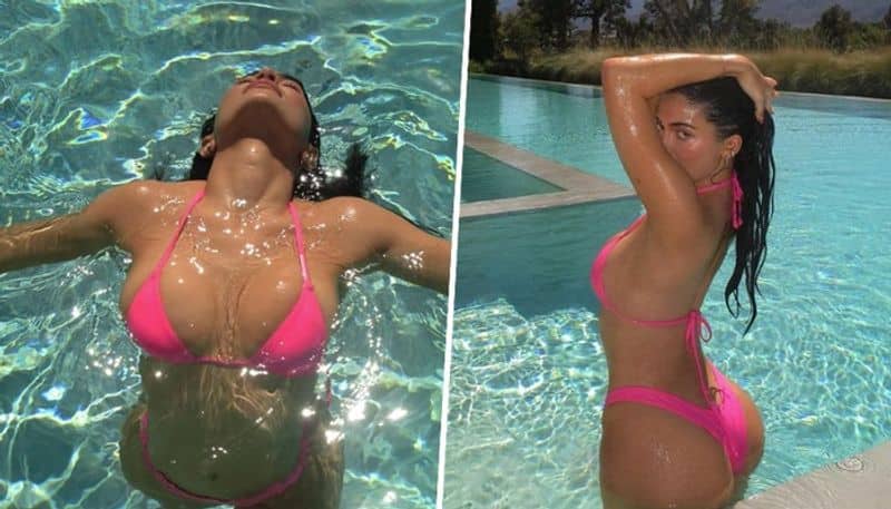 Kylie Jenner RACY Photos: Cosmetics mogul makes fans drool at her searing hot pink bikini looks vma