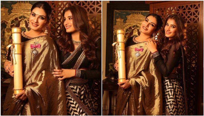 Raveena Tandon daughter Rasha pens heartfelt note after actress receives Padma Shri sgk