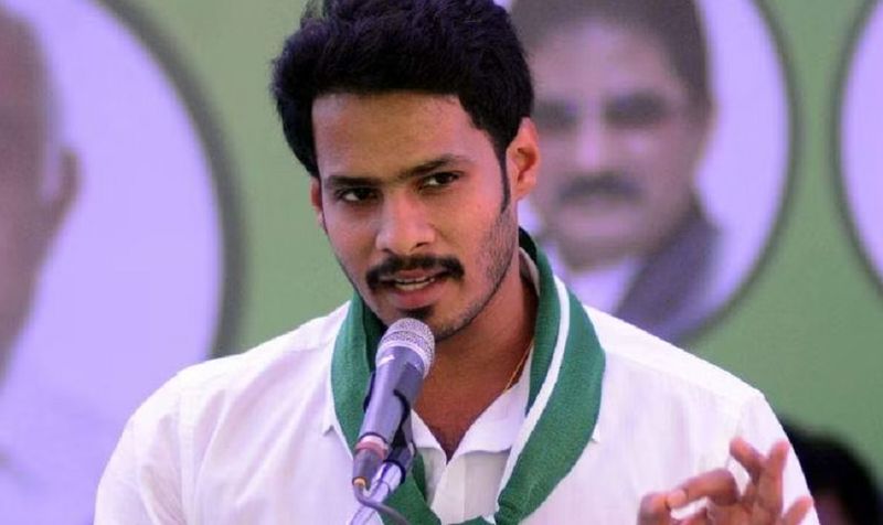 JDS youth wing state president Nikhil Kumaraswamy Slams On Congress At Ramanagara gvd