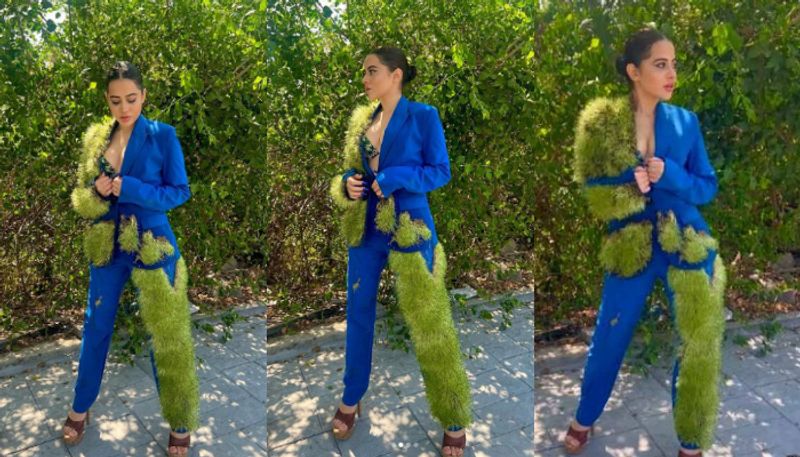 Urfi Javed created her grass suit azn 