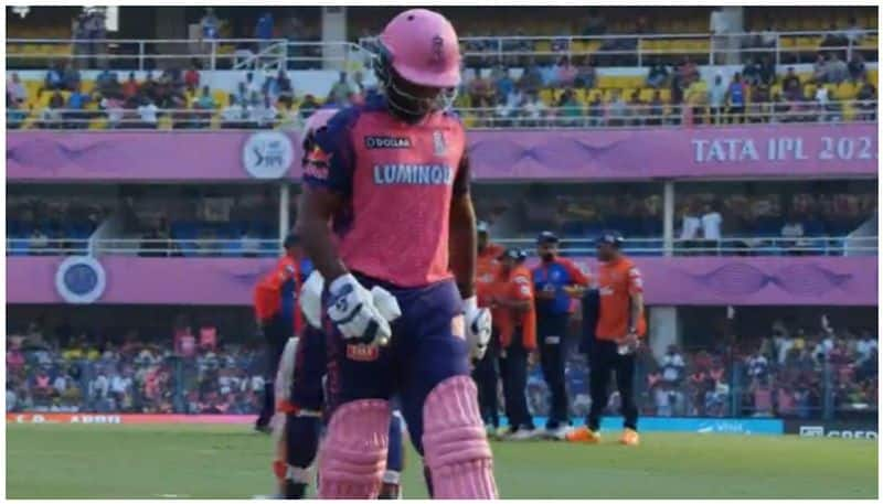 ipl 2023 sanju samson out for duck against delhi capitals btb