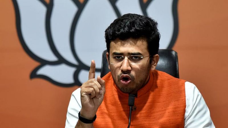 Karnataka Election 2023 MP Tejasvi Surya Slams On HD Devegowda At Bidar gvd