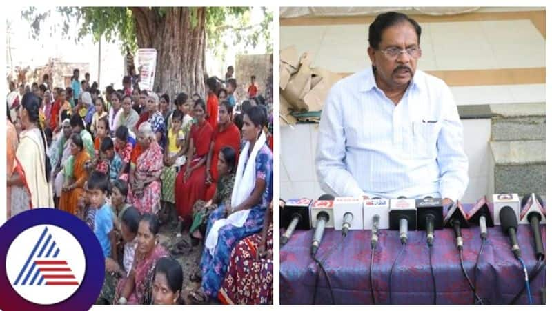 Tumakuru 13 villages boycott  polls gow