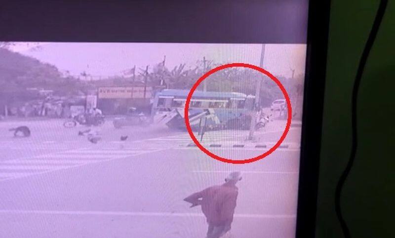 terrible accident near coimbatore and cctv footage out