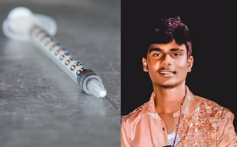 body of the buried student was exhumed and post mortem was conducted to find out whether the death was due to drug injection