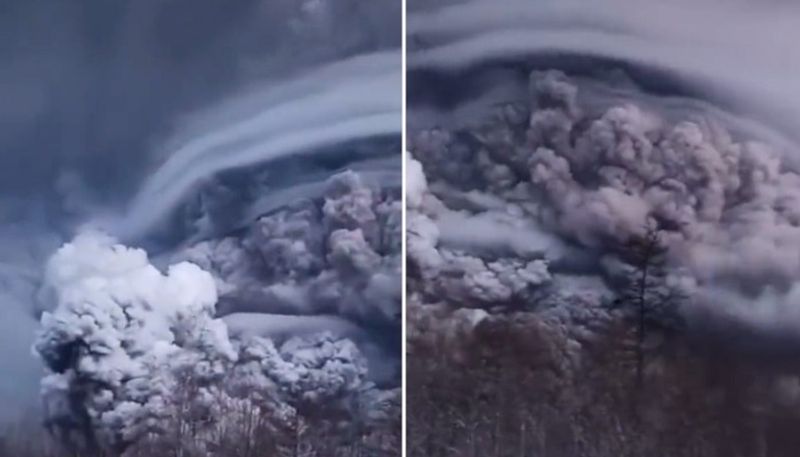 watch Russia most active volcano erupts sends ash plume 10 kms high gcw