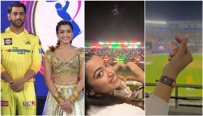 Rashmika Mandanna shares a photo with MS Dhoni and says still not over sgk