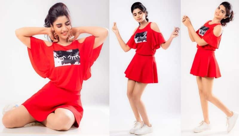 Jabardasth beauty Varsha attracts with her latest Photoshoot NSK