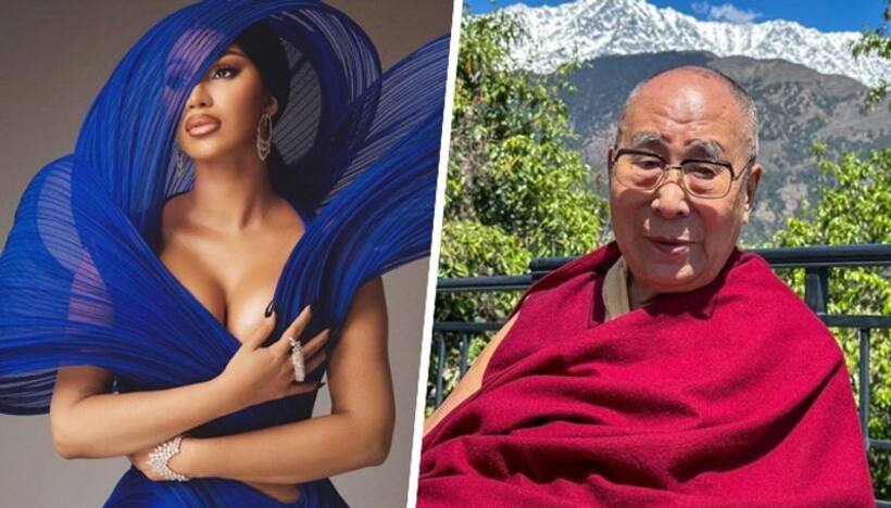Cardi B takes dig at Dalai Lama's controversial kissing video; see what NETIZENS have to say