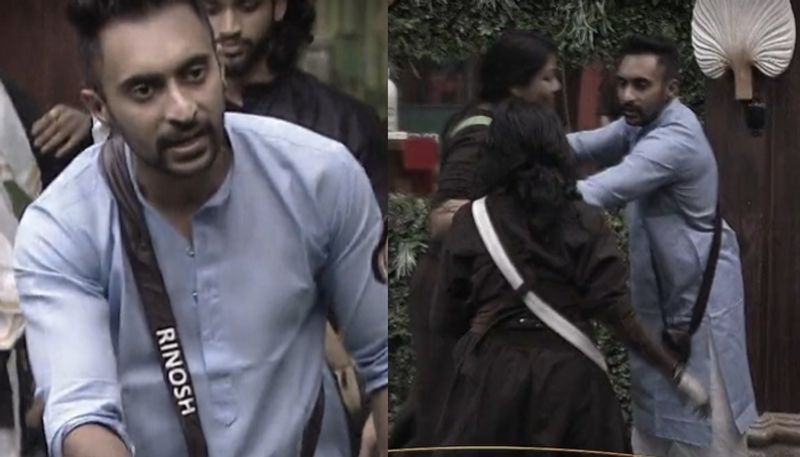 rinosh fight with women contestants in bigg boss malayalam season 5 nrn 