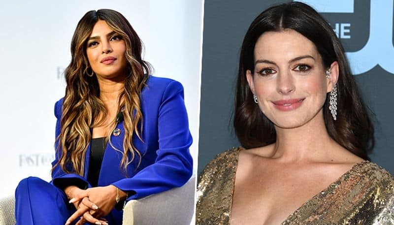 Anne Hathaway goes gaga over Priyanka Chopra's skin; here's what she said  RBA