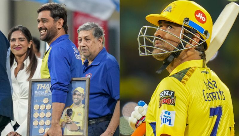 IPL 2023: MS Dhoni Facilitated by CSK Owner N Srinivasan ahead of  Captain's 200th  Match MSV