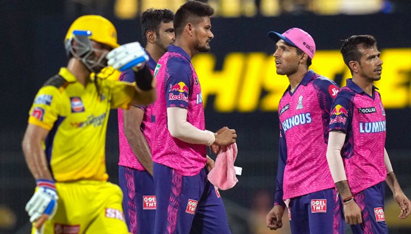 IPL 2023:  RR Beats  CSK by 3 Runs in another Last Over Thriller  MSV  