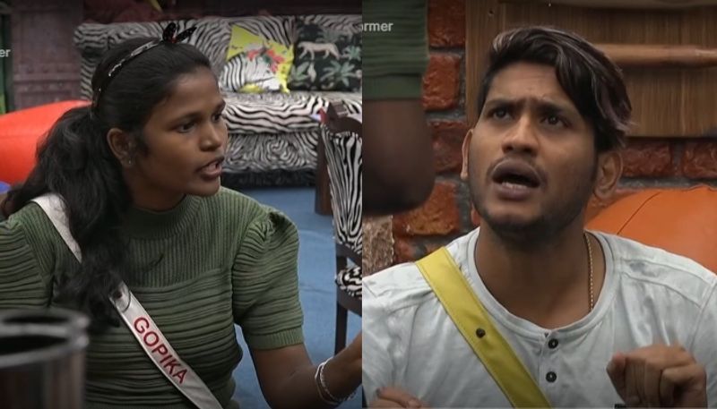 gopika fight with akhil marar in bigg boss malayalam season 5 nrn